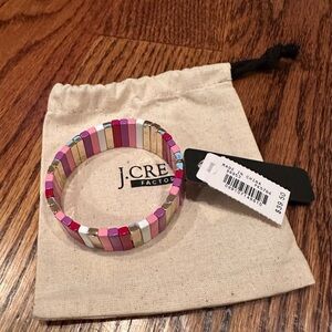 2 BNWT J. Crew strech bracelet